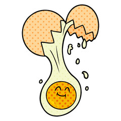 cartoon egg yolk