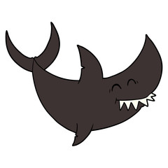 cartoon shark