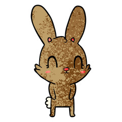 cute cartoon rabbit