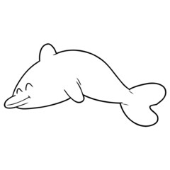 cartoon dolphin