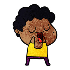 laughing cartoon man
