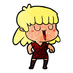 cartoon woman