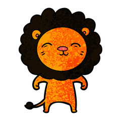 cartoon lion