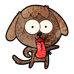 cute cartoon dog