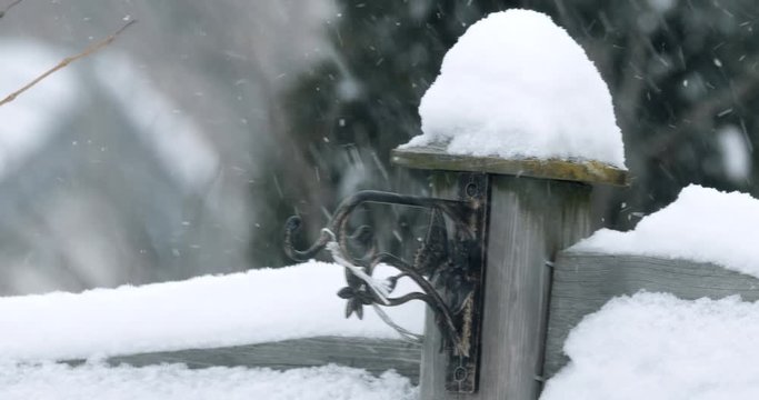  00:01 | 00:14 1&times;  B-roll type footage of a brutal winter snow with record accumulation.