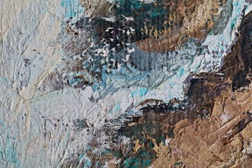   Closeup texture background with  blue, gray, white colors. Vivid colorful detailed vibrant brush...