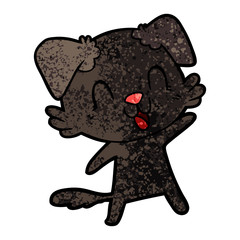 laughing cartoon dog