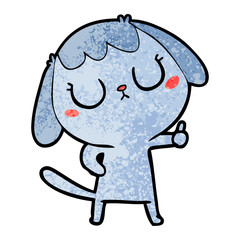 cute cartoon dog