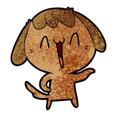 cute cartoon dog