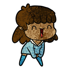 cartoon woman