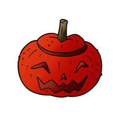 cartoon halloween pumpkin