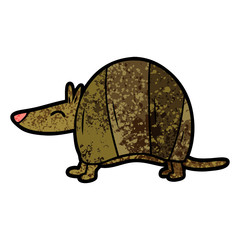 Obraz premium cartoon armadillo