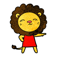 cartoon lion