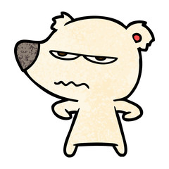 angry bear polar cartoon