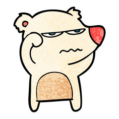 angry bear polar cartoon