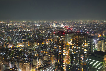 Tokyo night scene