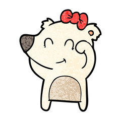 polar bear cartoon