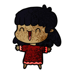 cartoon woman