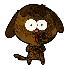 cute cartoon dog