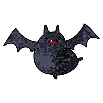 spooky cartoon bat