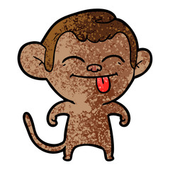 funny cartoon monkey