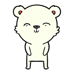 Fototapeta premium polar bear cartoon