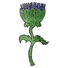 cartoon thistle