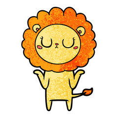 Obraz premium cartoon lion