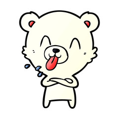 happy polar bear cartoon