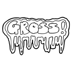 cartoon gross symbol