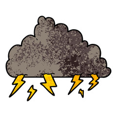cartoon thundercloud