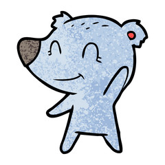 friendly bear cartoon