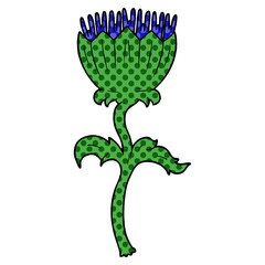 cartoon thistle