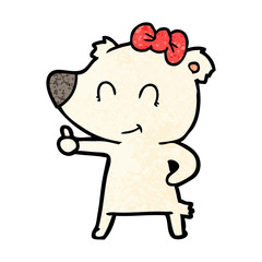 polar bear cartoon