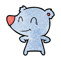 friendly bear cartoon