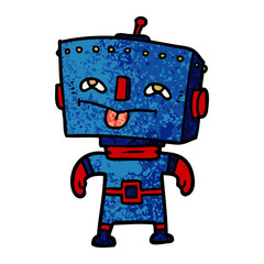 cartoon robot