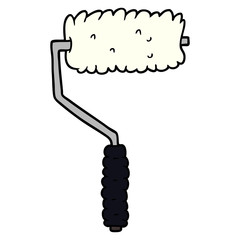 cartoon paint roller