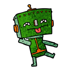 cartoon robot