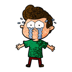 cartoon crying man