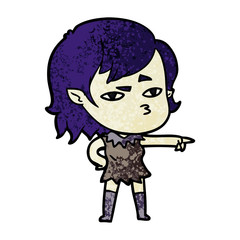 cartoon vampire girl