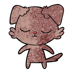 cute cartoon dog