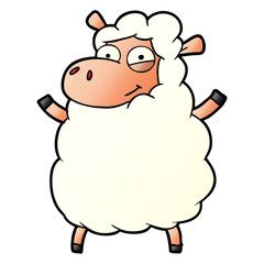 cartoon sheep
