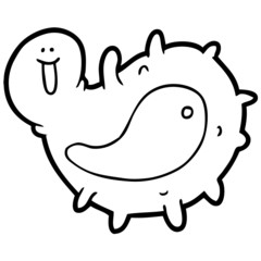 cartoon germ