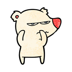 angry bear polar cartoon
