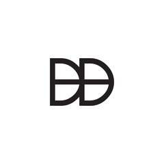 initial letter rounded logo modern