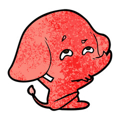 cartoon elephant remembering