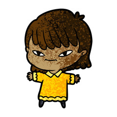 cartoon woman