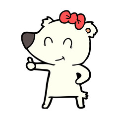 polar bear cartoon