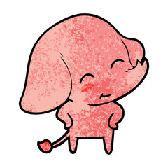 cute cartoon elephant