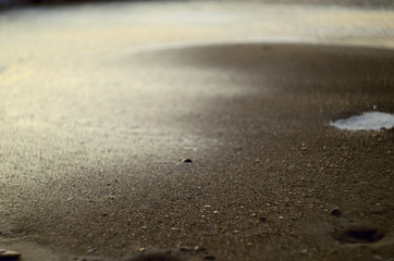 sand on the morning beach background